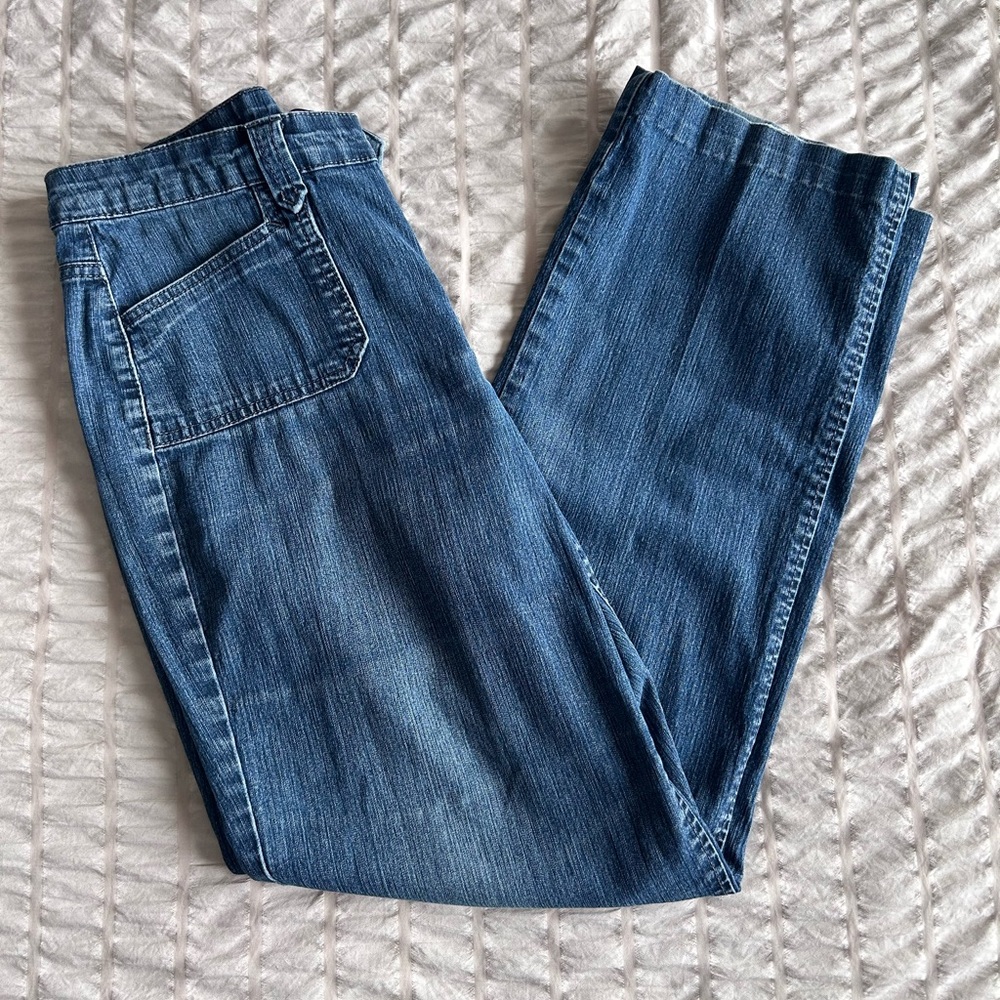 Gloria Vanderbilt Women's Straight Leg Blue Denim Jeans (10)